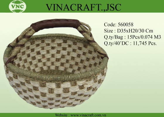 Giỏ cói - VINACRAFT - Công Ty Cổ Phần Mỹ Nghệ Việt Nam